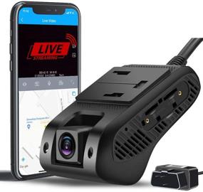 img 4 attached to 🚗 4G & WiFi Dual Dash Cam with Live Video & 24H Remote Monitoring, 1080P FHD DVR Car Camera for Cars, GPS Tracker, G-Sensor, Loop Recording, Behavior Analysis