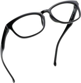 img 4 attached to 👓 LifeArt Black Blue Light Blocking Glasses, Anti Eyestrain, Computer Reading & Gaming Glasses for Women Men, 2.00 Magnification