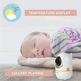 img 1 attached to 👶 Advanced Baby Monitor: Remote Pan-Tilt-Zoom Camera, 3.2'' LCD, Night Vision & More!