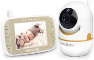 👶 advanced baby monitor: remote pan-tilt-zoom camera, 3.2'' lcd, night vision & more! logo