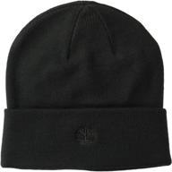 timberland men's logo embroidered cuffed beanie logo