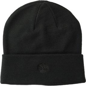 img 1 attached to Timberland Men's Logo Embroidered Cuffed Beanie