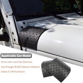 img 3 attached to 🔒 Bentolin Black Cowl Body Armor for Wrangler JK JKU: Durable & Compatible (2007-2018)