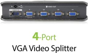 img 1 attached to 🔋 Impressive Signal Amplification: IOGEAR GVS74 4-Port VGA Video Splitter and Signal Booster