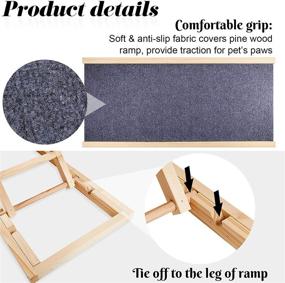 img 2 attached to Traction Wooden Adjustable Non Slip Surface