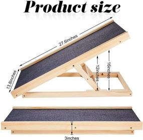 img 3 attached to Traction Wooden Adjustable Non Slip Surface