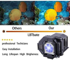 img 3 attached to 🔦 LBTbate ELPLP97/V13H010L97 Projector Lamp Replacement for EPSON Powerlite Home Cinema U50 EB-U50 TW5700 EB-FH52 EB-FH06 EB-W51 EB-W50 EB-X50 EH-TW710 TW750 EH-TW740 TW5820 - High-Quality Projector Bulbs Replacement