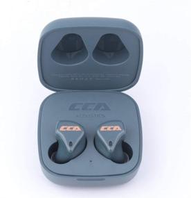 img 4 attached to 🎧 Linsoul CCA CX10 Hybrid True Wireless TWS In-Ear Monitors with Bluetooth 5.0 AAC Support, Low Latency - Audiophile/Game (Grey)