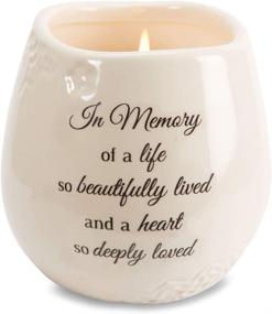 img 4 attached to 🕯️ Pavilion Gift Co. Memorial Soy Wax Candle – Beautifully Lived, 8oz