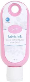 img 1 attached to 🎨 Enhance Your Craft Projects with Silhouette Fabric Ink in Pink