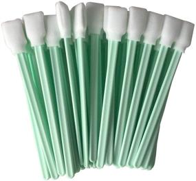 img 4 attached to 🧼 Premium 100pc 5.1" Square Rectangle Foam Cleaning Swab Sticks for Solvent Format Inkjet Printer Roland Optical Equipment - Ultimate Cleaning Solution!