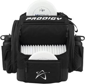 img 4 attached to 🥏 Pro Quality Disc Golf Backpack - Holds 30+ Discs - Water and Tear Resistant - Golf Bag Organizer with Storage - Ideal for Disc and Frisbee Golf - Prodigy Disc BP-1 V3 Bag