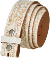 genuine leather western embossed men's accessories for belts - perfect for a cowgirl look logo