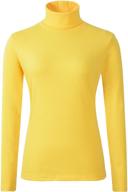 hieasyfit turtleneck layering thermal underwear women's clothing logo