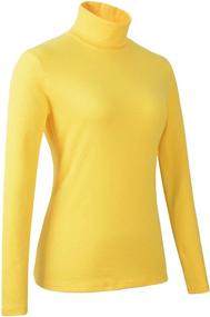 img 2 attached to HieasyFit Turtleneck Layering Thermal Underwear Women's Clothing