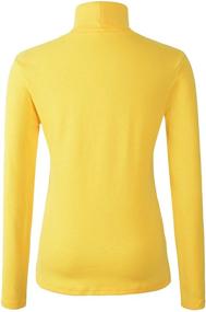 img 3 attached to HieasyFit Turtleneck Layering Thermal Underwear Women's Clothing