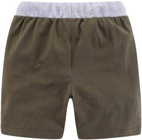 img 3 attached to Mud Kingdom Athleisure Shorts Cotton Boys' Clothing ~ Shorts