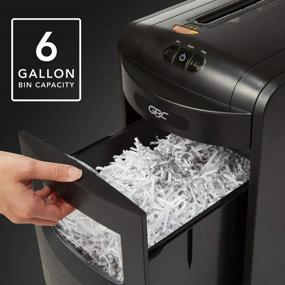 img 2 attached to 🔪 GBC Paper Shredder EX14-06: Jam-Free, 14 Sheet Capacity, Super Cross-Cut - Perfect for 1-2 Users