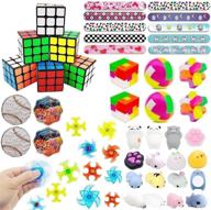 ultimate 46 pack party favors for kids: carnival prizes, birthday party toys, classroom rewards, pinata filler, and more! logo