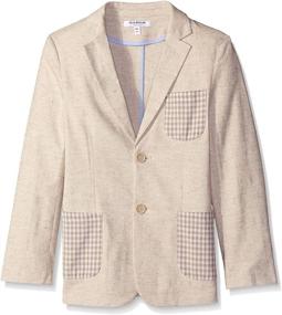 img 2 attached to 👔 SEO-Optimized Boys' Linen Blazer by Isaac Mizrahi
