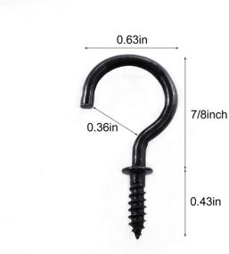 img 2 attached to 🔩 36-Pack of IDEALSV Ceiling Screw Hangers