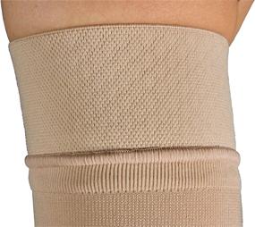 img 2 attached to 👍 Jobst Bella Lite 20-30 mmHg Compression Arm Sleeve: Silicone Beige, Medium Regular Size - Effective Support