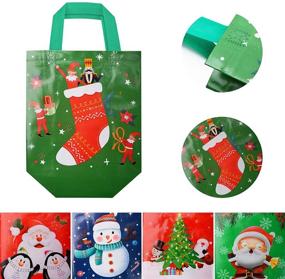 img 2 attached to Christmas Snowman Non Woven Reusable Grocery