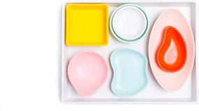 img 4 attached to 🎨 Multicolor Condiment Melamine by Sugar Cloth