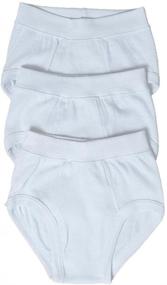 img 3 attached to Jack Jill Combed Cotton Briefs Boys' Clothing