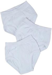 img 2 attached to Jack Jill Combed Cotton Briefs Boys' Clothing