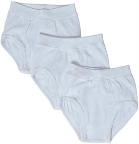 img 4 attached to Jack Jill Combed Cotton Briefs Boys' Clothing