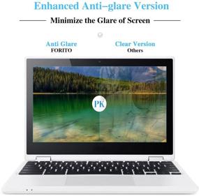 img 2 attached to 2 Pack 11.6-inch Laptop Screen Protector - Blue Light Filter, Eye Protection Blue Light Blocking Anti Glare Screen Protector for All 11.6-inch 16:9 Laptops (Screen Bezel Not Included)