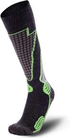 img 2 attached to Optimized Merino Wool Ski Socks for Enhanced Performance - Unisex Outdoor Winter Socks for Snowboarding and Skiing