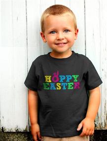 img 1 attached to Hoppy Easter Colorful Holiday T Shirt Boys' Clothing