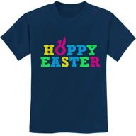 hoppy easter colorful holiday t shirt boys' clothing logo