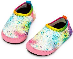 img 4 attached to 👟 Aposplash Water Shoes - Boys' Barefoot Non-Slip Aqua Shoes