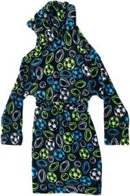img 2 attached to Cozy Comfort: Prince of Sleep 👑 Fleece Robes for Boys, Perfect for Bedtime Bliss!