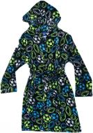 cozy comfort: prince of sleep 👑 fleece robes for boys, perfect for bedtime bliss! logo