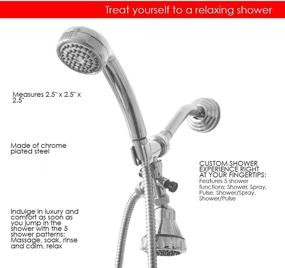 img 1 attached to Sunbeam Massager Shower Head Chrome