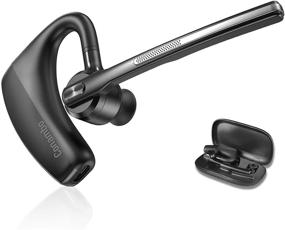 img 4 attached to 🎧 Wireless Bluetooth Headset 5.0 with CVC8.0 Dual Mic Noise Cancelling, 16Hrs Talktime, Hands-Free Earphone for iPhone, Android, Truck Driver, Cell Phones