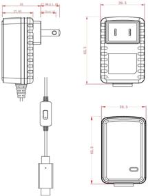 img 1 attached to 🔌 Блок питания Pastall для Raspberry Pi 4B 5,1 В 3А (USB-C) с переключателем - эффективная и надежная подача питания