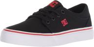 👟 dc trase tx boys' skate shoe logo