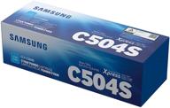 🖨️ samsung clt-c504s cyan toner cartridge - compatible with clp-415nw, clx-4195fw, sl-c1810w, sl-c1860fw logo