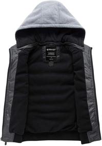 img 2 attached to Stylish & Functional: Wantdo Boy's Water-resistant 🧥 Lightweight Winter Coat with Fleece Lining & Sleeveless Design