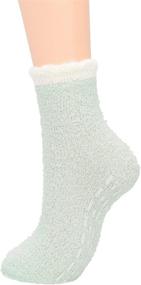 img 3 attached to 🧦 Cozy up this Winter with Women's Fluffy Sleep Socks - Fleece, Fuzzy, Athletic, Warm & Plush!