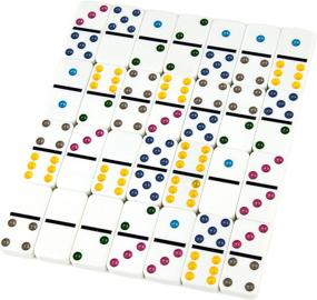 img 1 attached to 🎲 Toysery Dominoes: Double Color Game