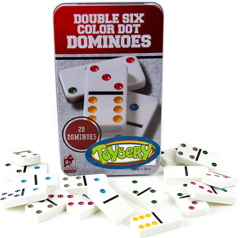 toysery double color dominoes game 로고