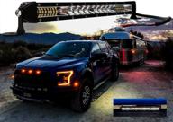 🚚 m-series 10-inch ultra slim high output osram led light bar | single row spot & flood combo beam | off road truck, atv, marine boat, rv, heavy equipment vehicles | 12-30 volts logo