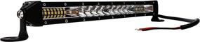 img 1 attached to 🚚 M-Series 10-inch Ultra Slim High Output Osram LED Light Bar | Single Row Spot & Flood Combo Beam | Off Road Truck, ATV, Marine Boat, RV, Heavy Equipment Vehicles | 12-30 Volts