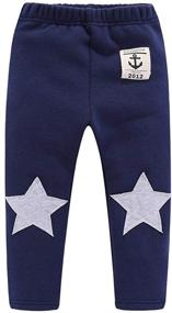 img 4 attached to Mud Kingdom Toddler Fleece Pants Boys' Clothing